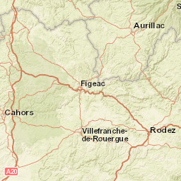 Cantal Street Map