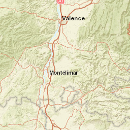 Drôme Street Map