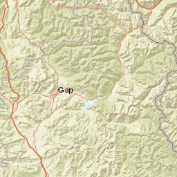 Hautes-Alpes Street Map