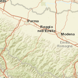Emilia-Romagna Street Map