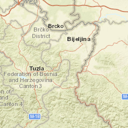 Brčko District Street Map