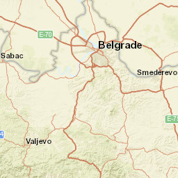 Kolubara District Street Map