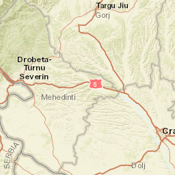 Dolj County Street Map