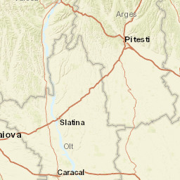 Olt County Street Map