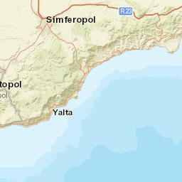 Autonomous Republic of Crimea Street Map