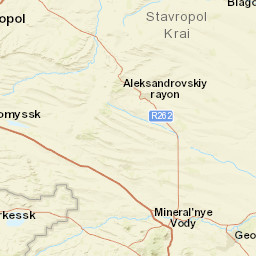 Stavropol Krai Street Map