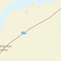 Mangystau Region Street Map