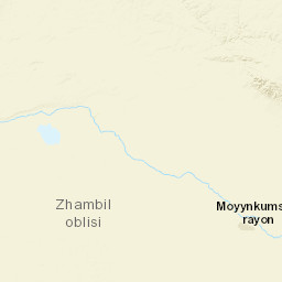 Jambyl Region Street Map