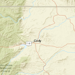 1994-1996 Wyoming 30, Burlington, WY Street Map