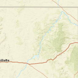 Devils Tower-National Monument Road Street Map