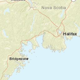Nova Scotia Street Map