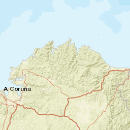A Coruña Street Map