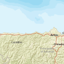 Asturias Street Map