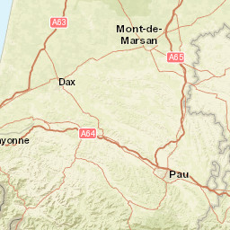Hautes-Pyrénées Street Map