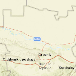 Chechen Republic Street Map