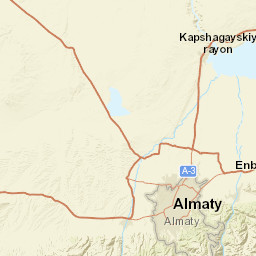 Almaty Street Map