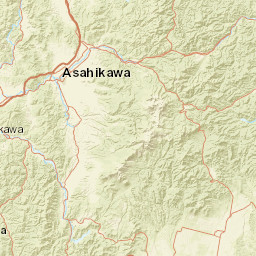 Hokkaidō Prefecture Street Map