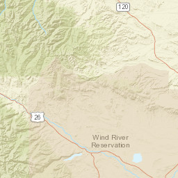 6928-6960 U.S. 287, Crowheart, WY Street Map
