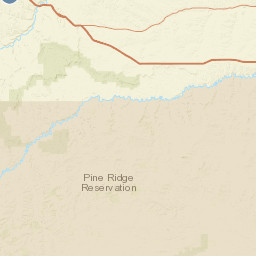 Badlands National Park South Dakota 240 Street Map