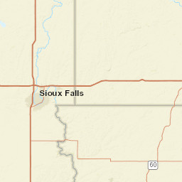 242 River Rd Sioux Falls South Dakota Street Map
