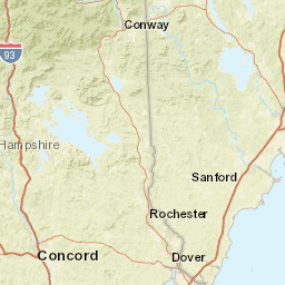 New Hampshire Street Map