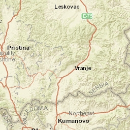 Staro Nagoričane Municipality Street Map