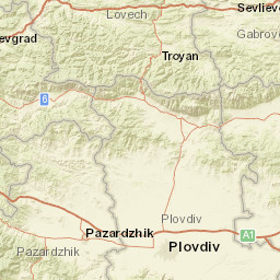 Plovdiv Province Street Map