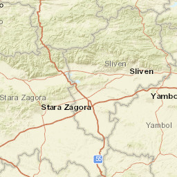 Stara Zagora Province Street Map