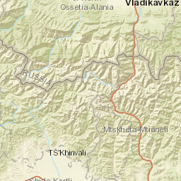 Mtskheta-Mtianeti Street Map