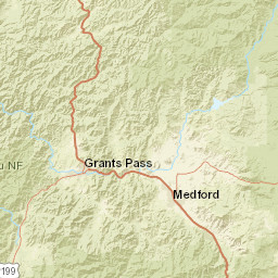 175-199 Oregon 238 Jacksonville OR Street Map