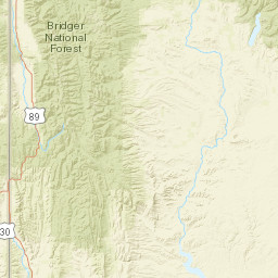 Whelan Bridge Road, La Barge, WY 83123 Street Map