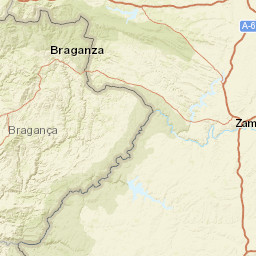 Bragança Street Map