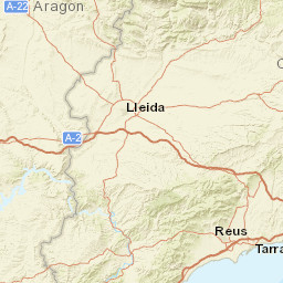 Lleida Street Map