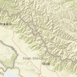 Oghuz District Street Map