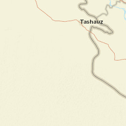 Daşoguz Region Street Map