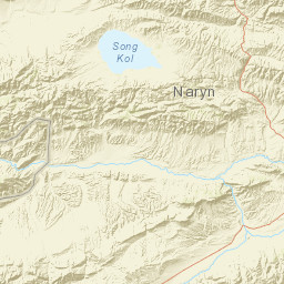 Naryn Region Street Map