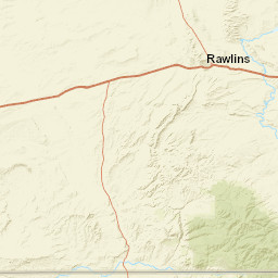 801-899 Cherry St Rawlins WY Street Map