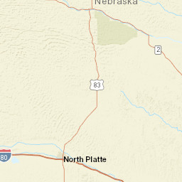 1850 Blue Star Memorial Highway North Platte NE Street Map