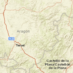 Teruel Street Map