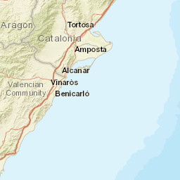 Castellón Street Map