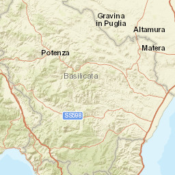Basilicata Street Map