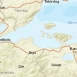 Çanakkale Street Map