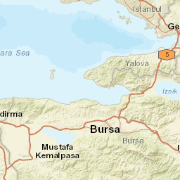 Bursa Street Map