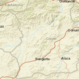 Çorum Street Map