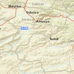 Amasya Street Map