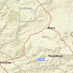 Kars Street Map