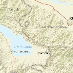 Tavush Region Street Map