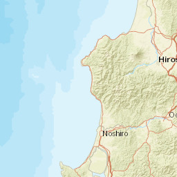 Akita Prefecture Street Map