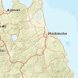 Aomori Prefecture Street Map