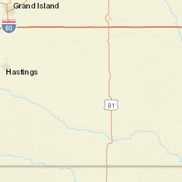 Interstate 80, Milford, NE 68405, America Street Map